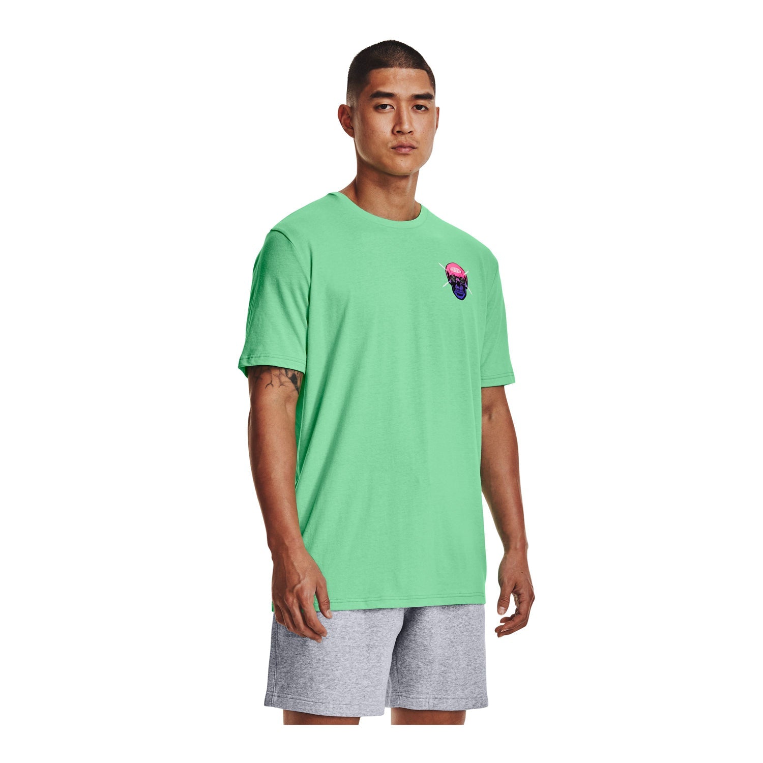 Polera UA Hypno Skull para hombre