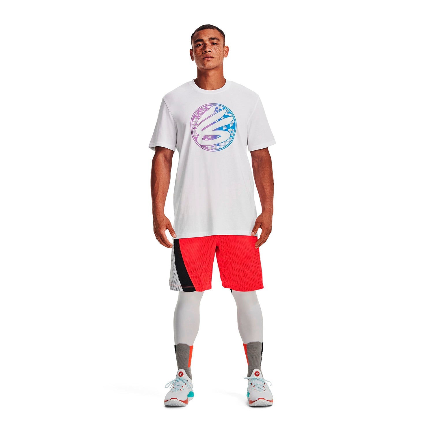 Polera manga corta Curry Gradient para hombre