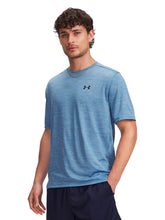 Polera manga corta de entrenamiento para hombre Tech Vent azul Under Armour