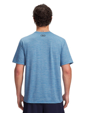 Polera manga corta de entrenamiento para hombre Tech Vent azul Under Armour