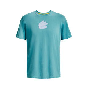 Polera manga corta Heavy Weight con logo Curry Brand para hombre