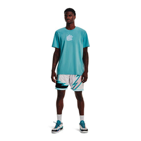 Polera manga corta Heavy Weight con logo Curry Brand para hombre