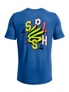 Polera manga corta de Basketball UA Curry Splash Party para Hombre