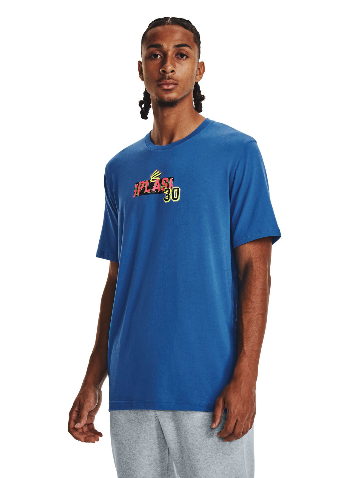 Polera manga corta de Basketball UA Curry Splash Party para Hombre