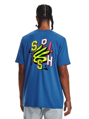 Polera manga corta de Basketball UA Curry Splash Party para Hombre