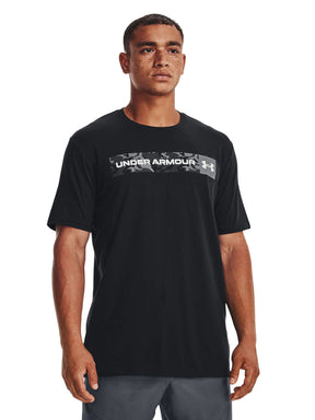 Polera manga corta Camo Chest Stripe para hombre Under Armour