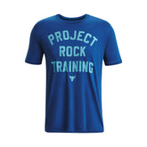 Polera manga corta UA Project Rock Training para hombre