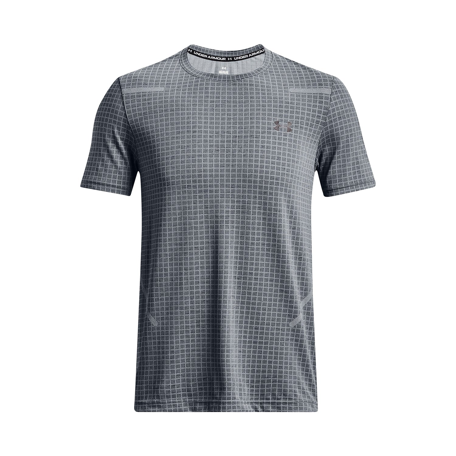 Polera manga corta Seamless Grid para hombre Under Armour