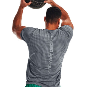 Polera manga corta Seamless Grid para hombre Under Armour