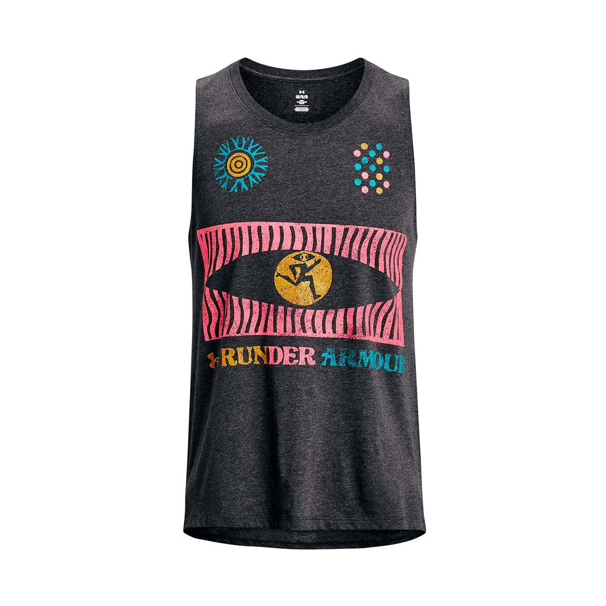 Polera sin mangas UA We Run In Peace para hombre