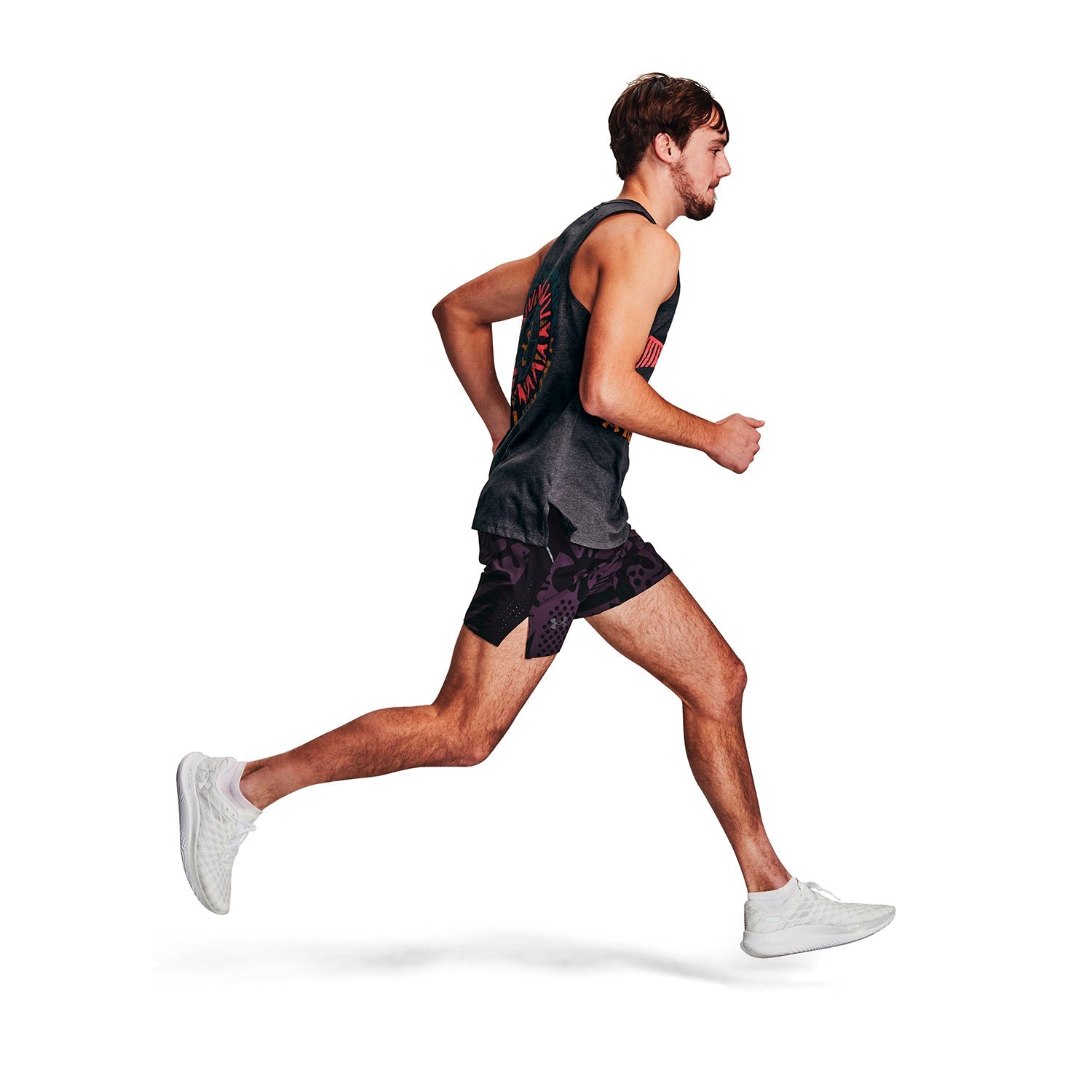 Polera sin mangas UA We Run In Peace para hombre