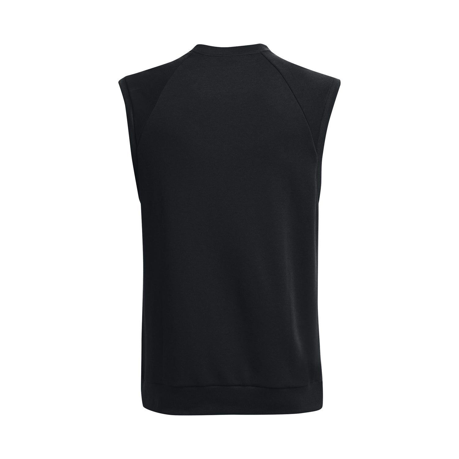 Polera sin mangas UA Rival Fleece Crew para hombre