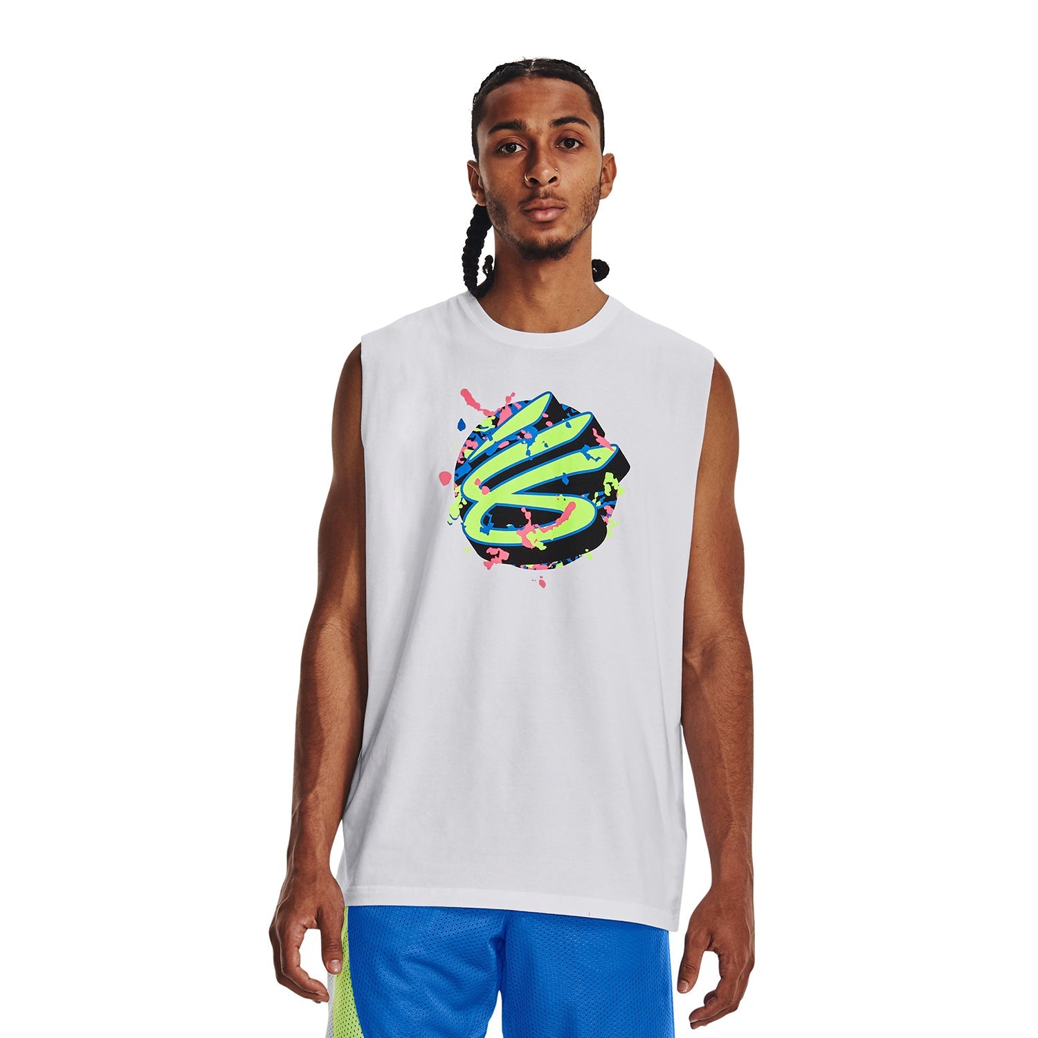 Polera UA sin mangas Curry  para hombre