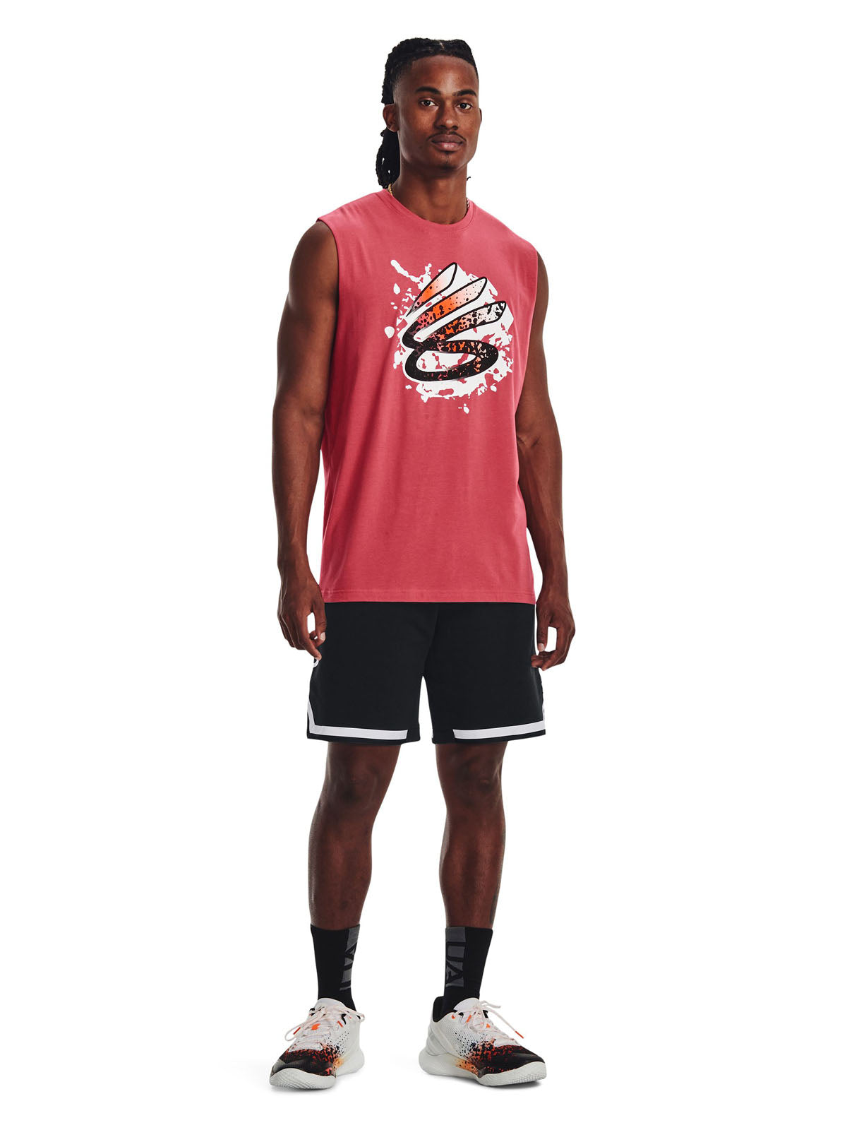 Polera UA sin mangas Curry  para hombre