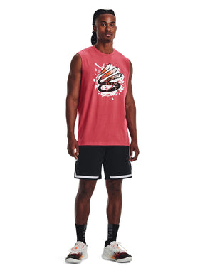 Polera UA sin mangas Curry  para hombre