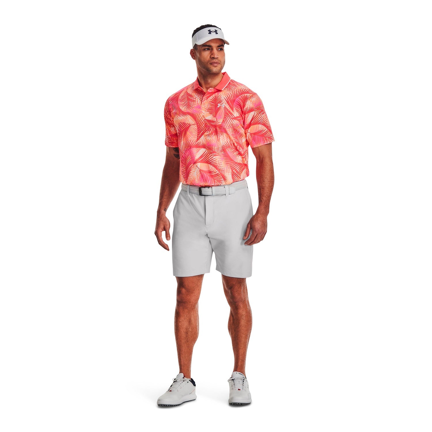 Polo UA Iso-Chill Graphic Palm para hombre