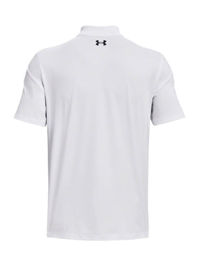 Polera manga corta de Golf para hombre Matchplay blanco Under Armour.