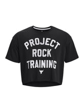 Polera manga corta UA Project Rock Stay Hungry para hombre