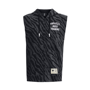 Polerón sin mangas UA Project Rock Rival Full Zip para hombre