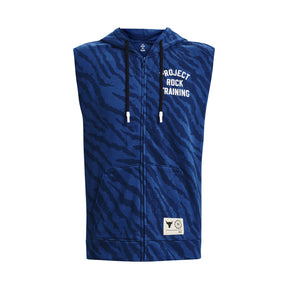 Polerón sin mangas UA Project Rock Rival Full Zip para hombre