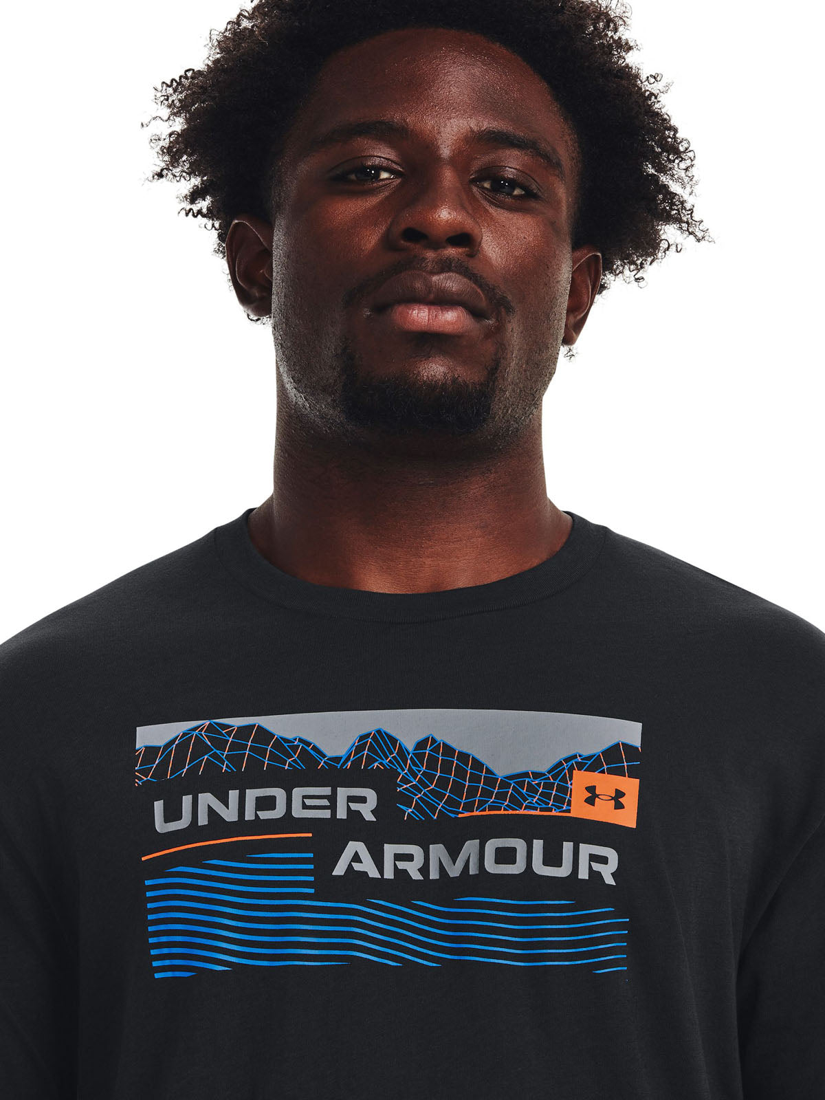 Polera manga corta UA MTN Sea para hombre