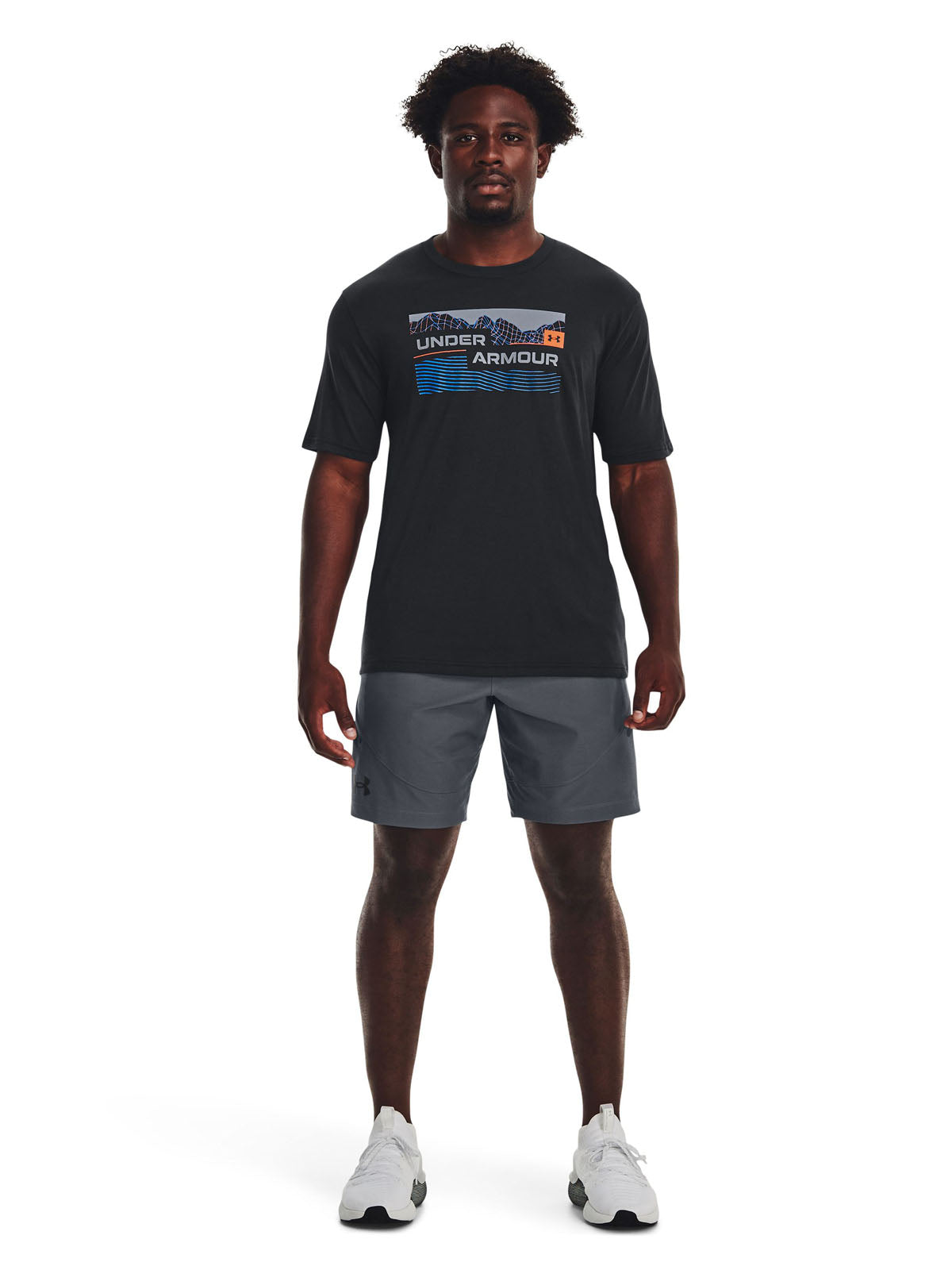 Polera manga corta UA MTN Sea para hombre
