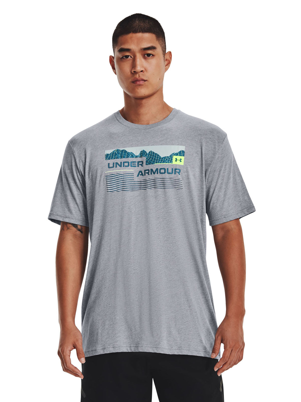 Polera manga corta UA MTN Sea para hombre