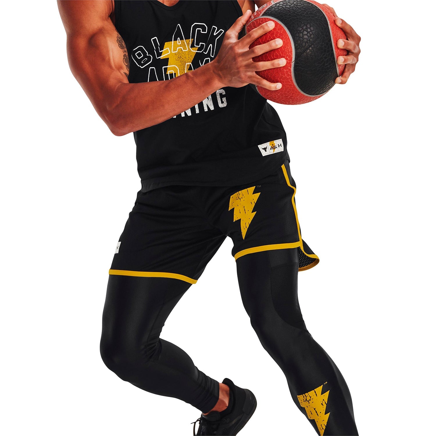 Shorts de hombre Project Rock Black Adam Mesh