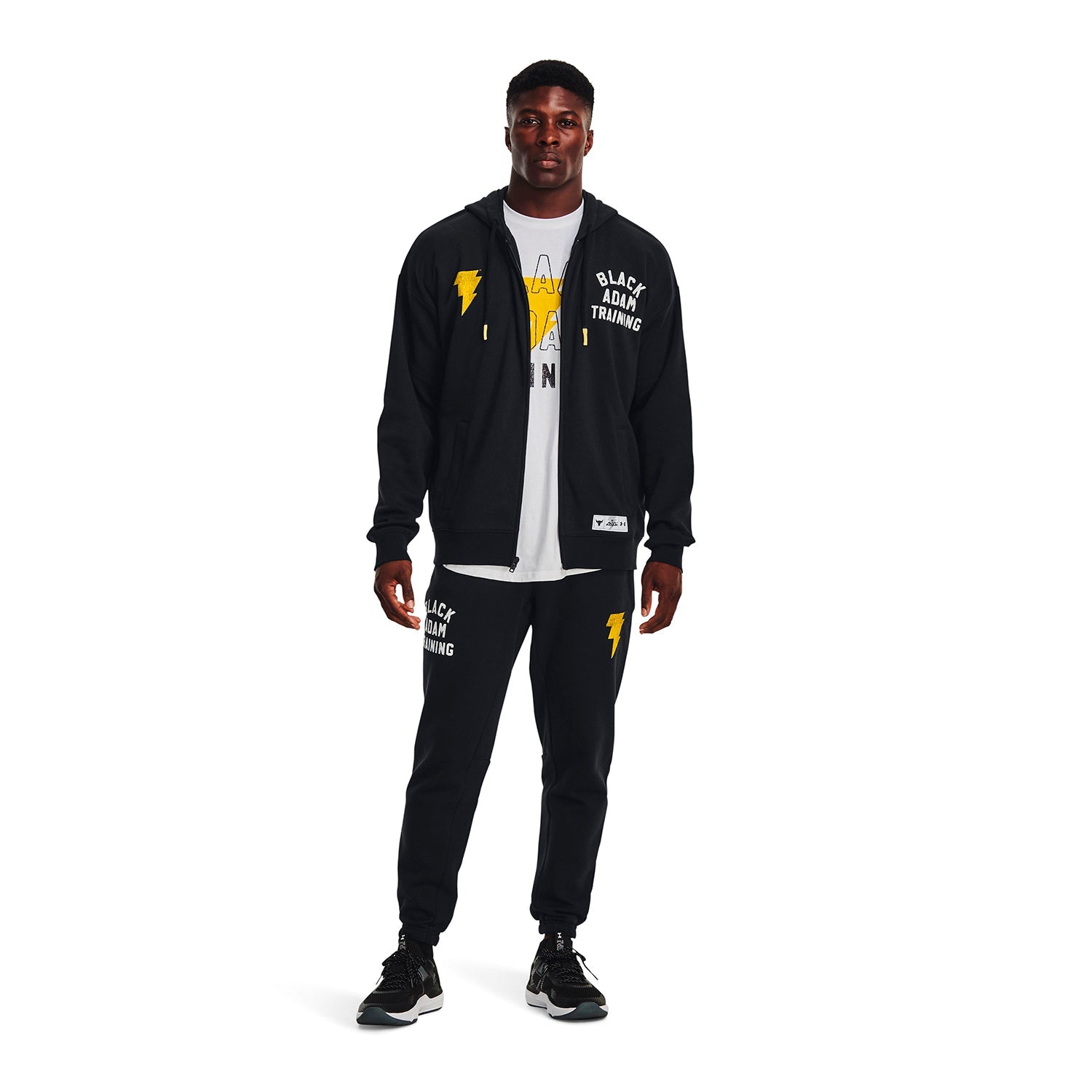 Polerón con cierre completo Project Rock Rival Fleece Black Adam para hombre