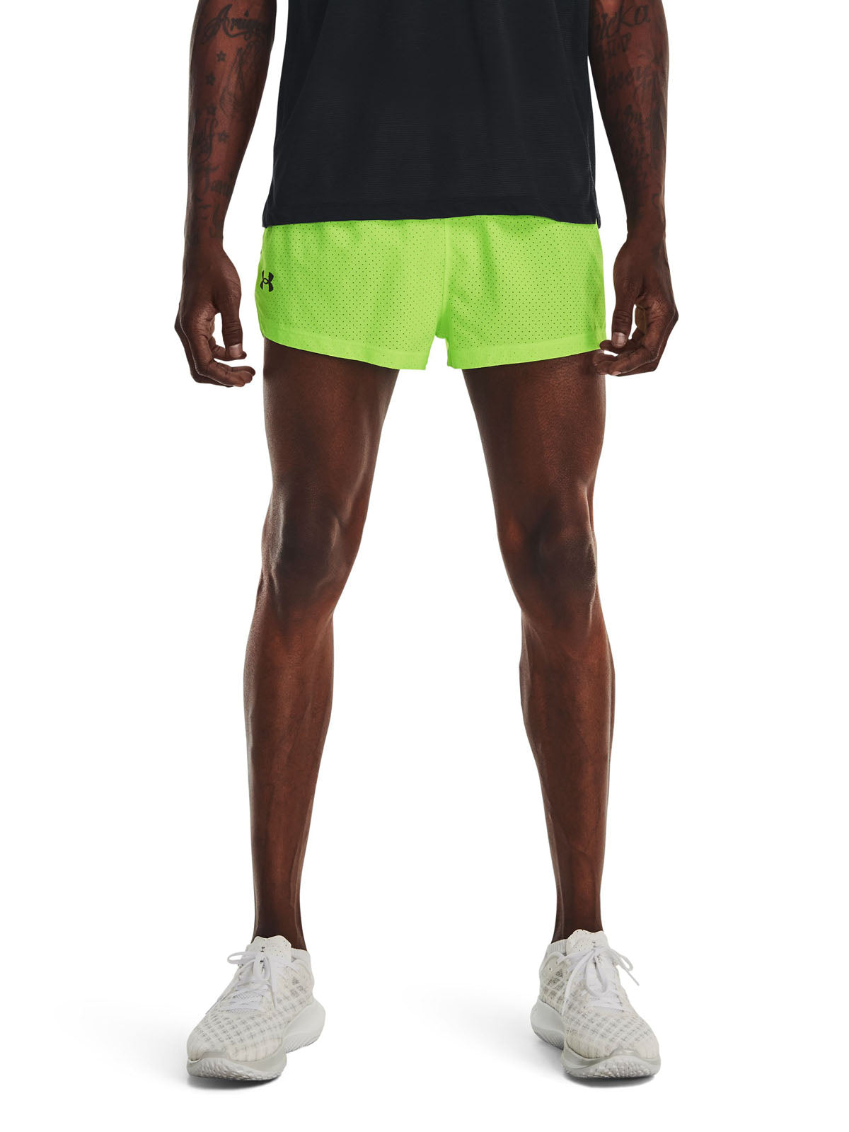 Shorts UA Launch Split Perf para hombre