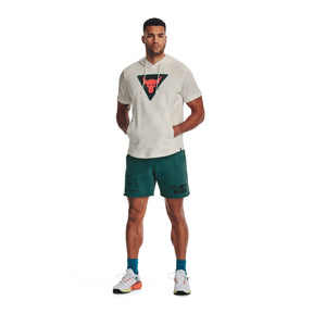 Polerón manga corta UA Project Rock Terry para hombre