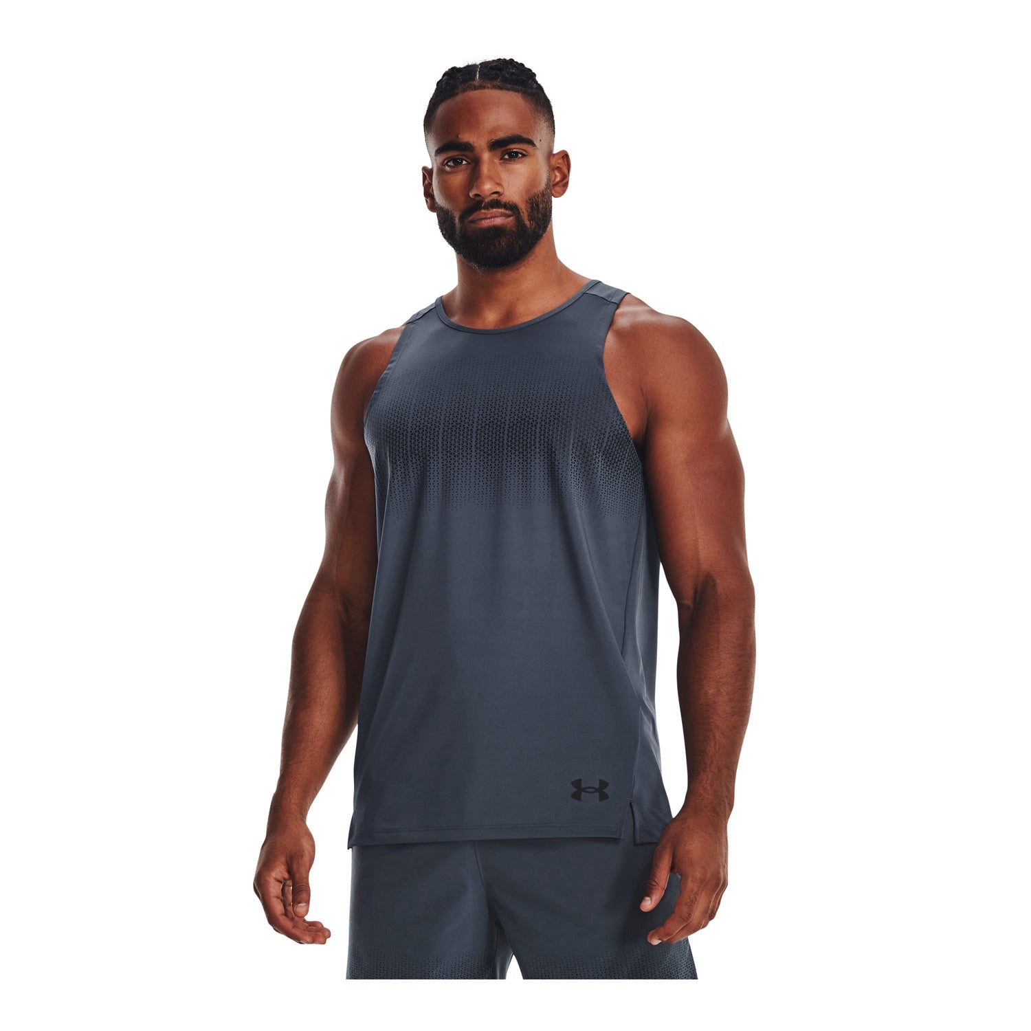 Polera sin mangas UA Armourprint para hombre