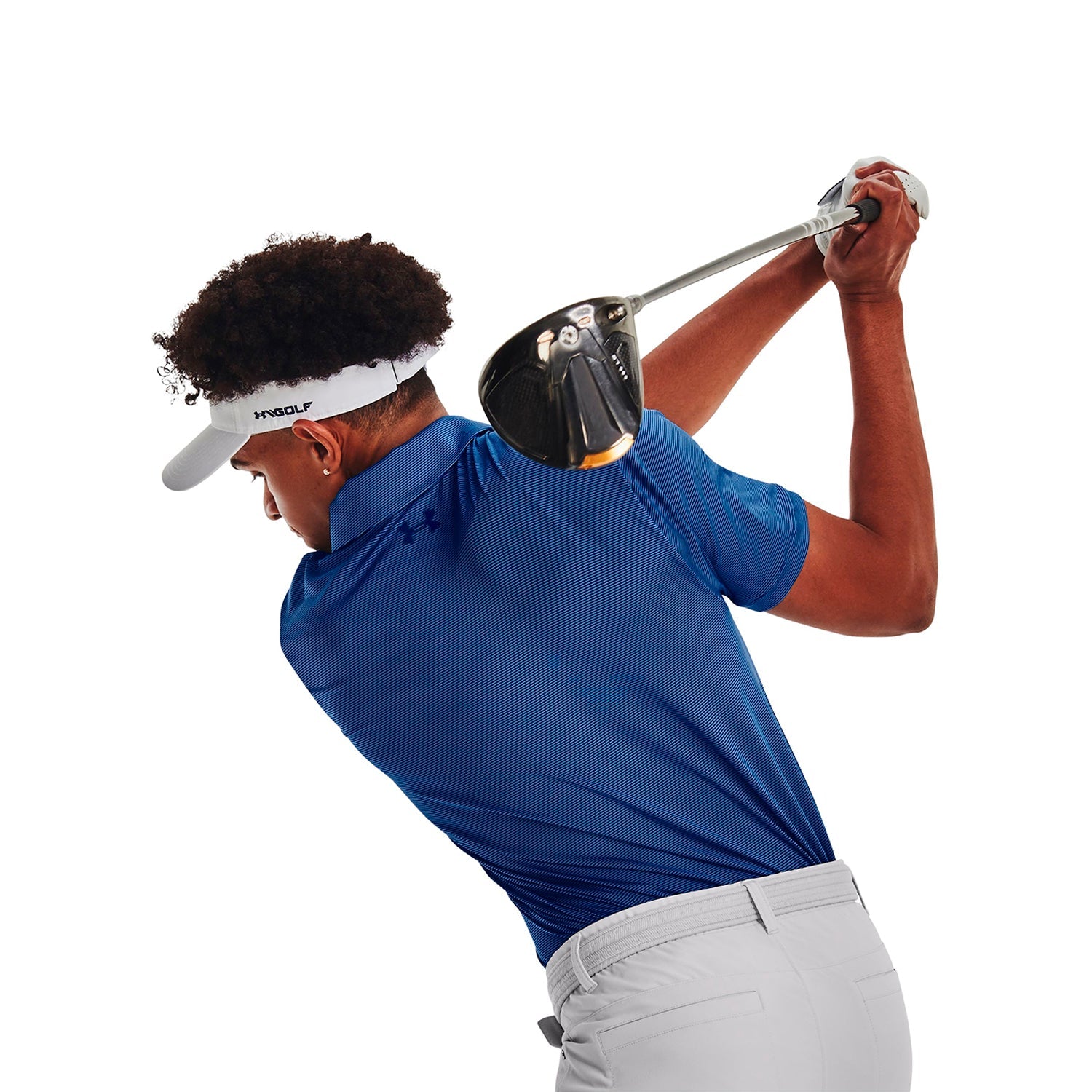 Polo UA Playoff 3.0 a rayas para hombre