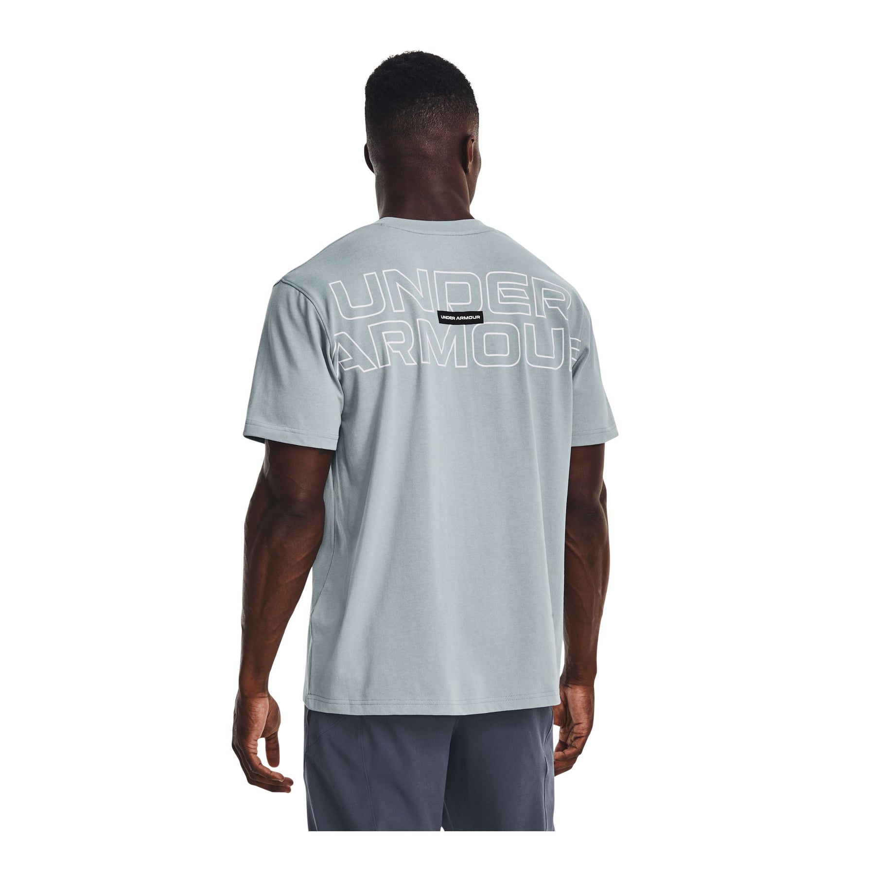 Polera manga corta UA Outline Heavyweight unisex