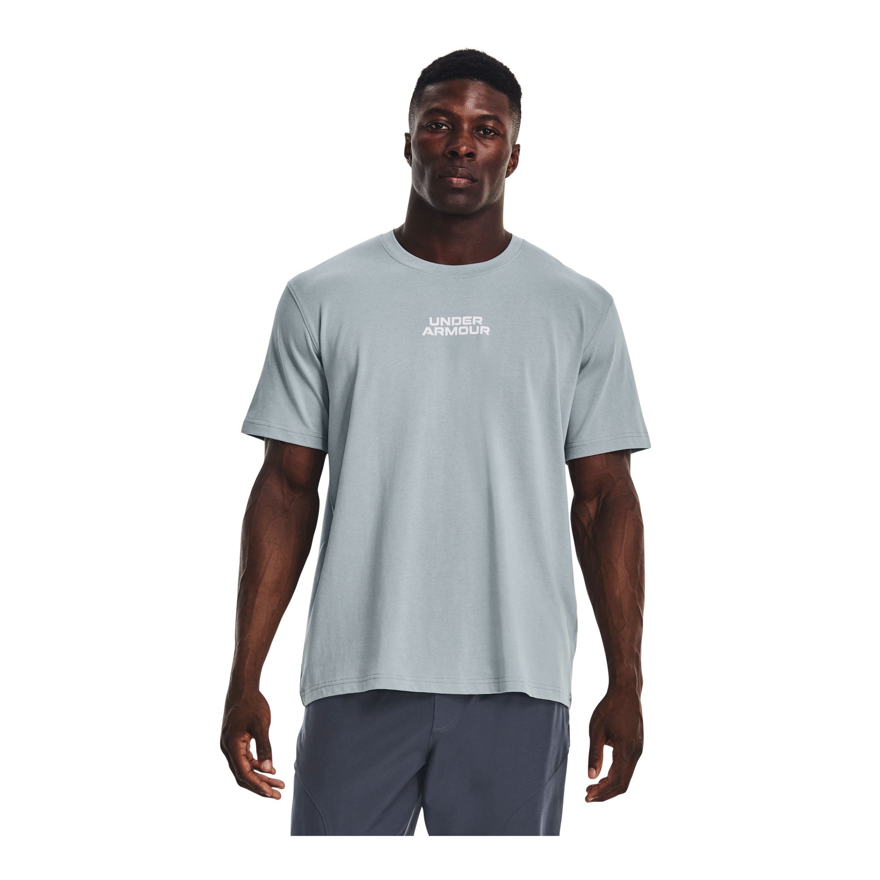 Polera manga corta UA Outline Heavyweight unisex