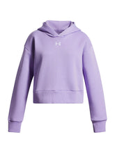 Polerón Lifestyle para niña Rival Fleece Crop morado Under Armour