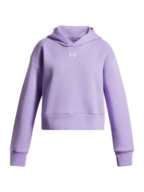 Polerón Lifestyle para niña Rival Fleece Crop morado Under Armour