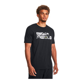 Polera manga corta Mixed Wordmark para hombre Under Armour