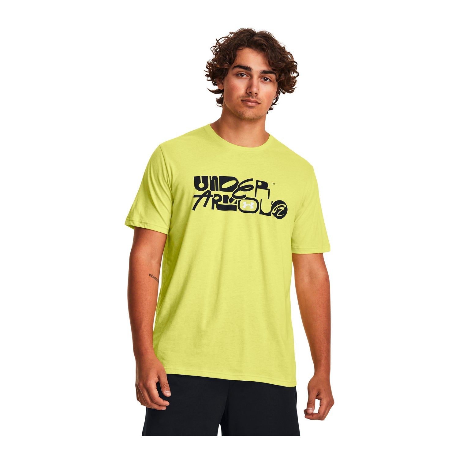 Polera manga corta Mixed Wordmark para hombre Under Armour