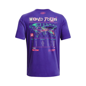 Polera manga corta World Tour para hombre Under Armour