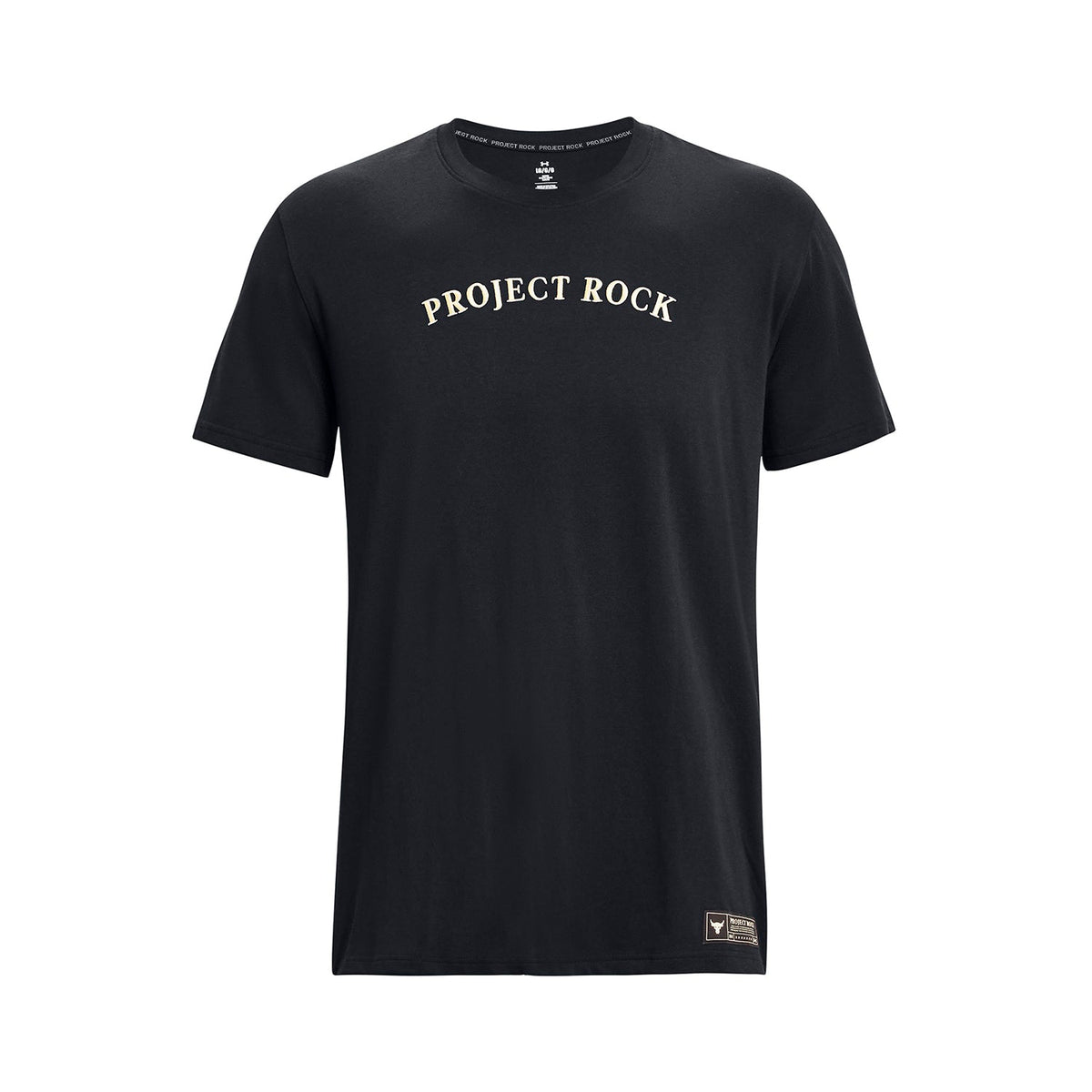 Polera manga corta Heavy Weight Project Rock Crest para hombre Under Armour
