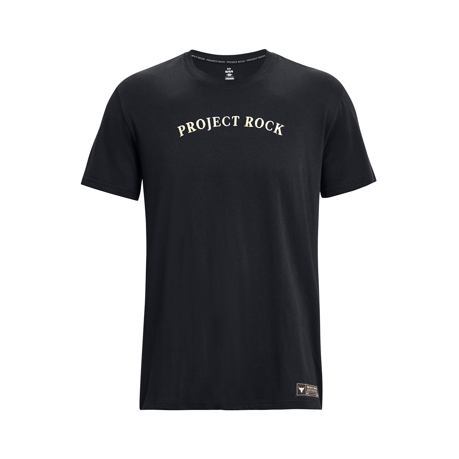 Polera manga corta Heavy Weight Project Rock Crest para hombre Under Armour