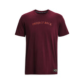 Polera manga corta Heavy Weight Project Rock Crest para hombre Under Armour