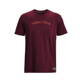 Polera manga corta Heavy Weight Project Rock Crest para hombre Under Armour