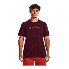 Polera manga corta Heavy Weight Project Rock Crest para hombre Under Armour