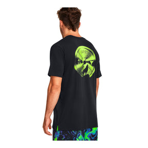 Polera manga corta Project Rock Night Crew para hombre Under Armour