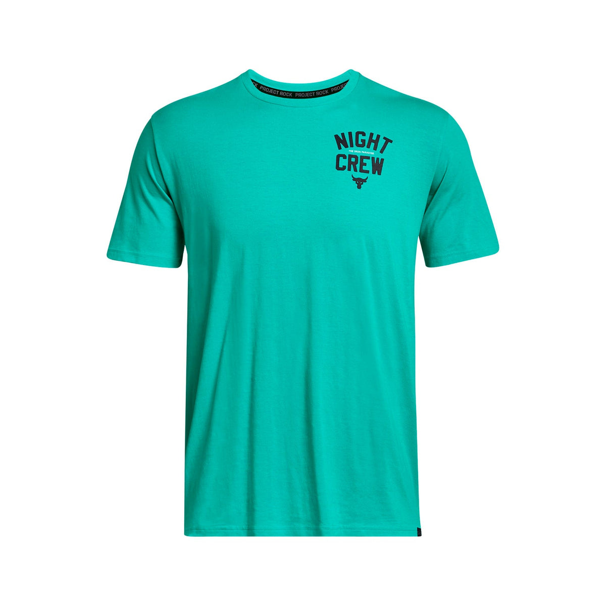 Polera manga corta Project Rock Night Crew para hombre Under Armour