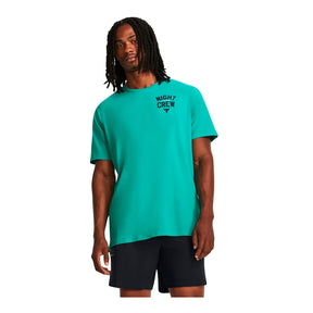 Polera manga corta Project Rock Night Crew para hombre Under Armour