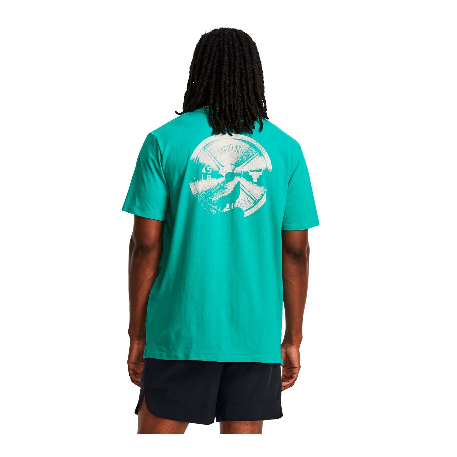 Polera manga corta Project Rock Night Crew para hombre Under Armour