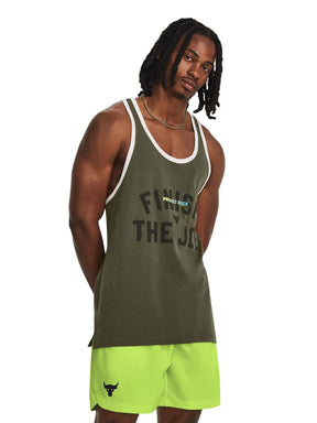 Polera sin mangas Project Rock para hombre Under Armour